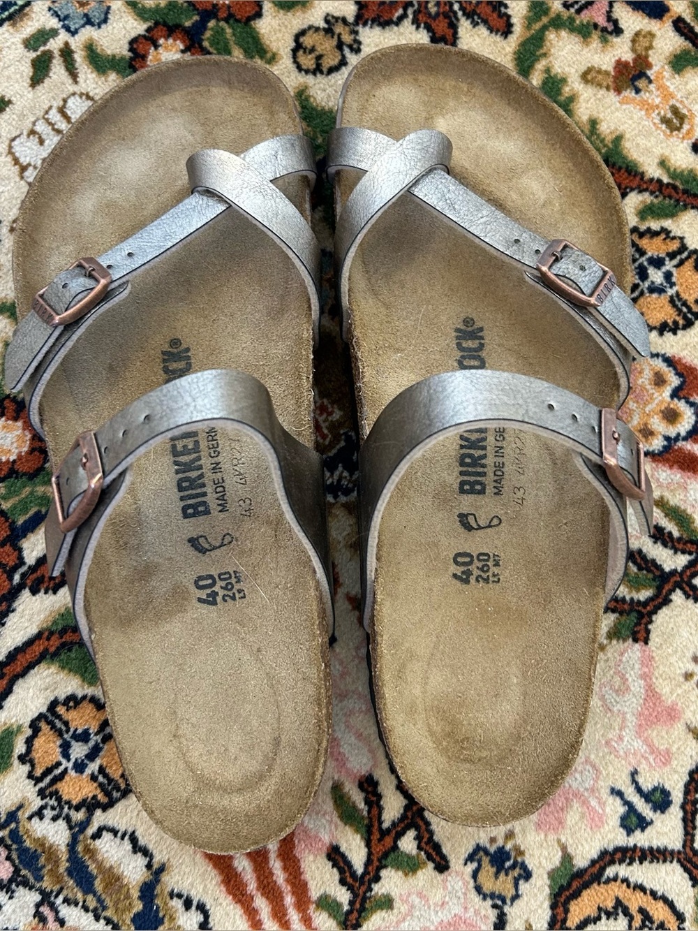 Birkenstock Gold Mayari EUC size 40